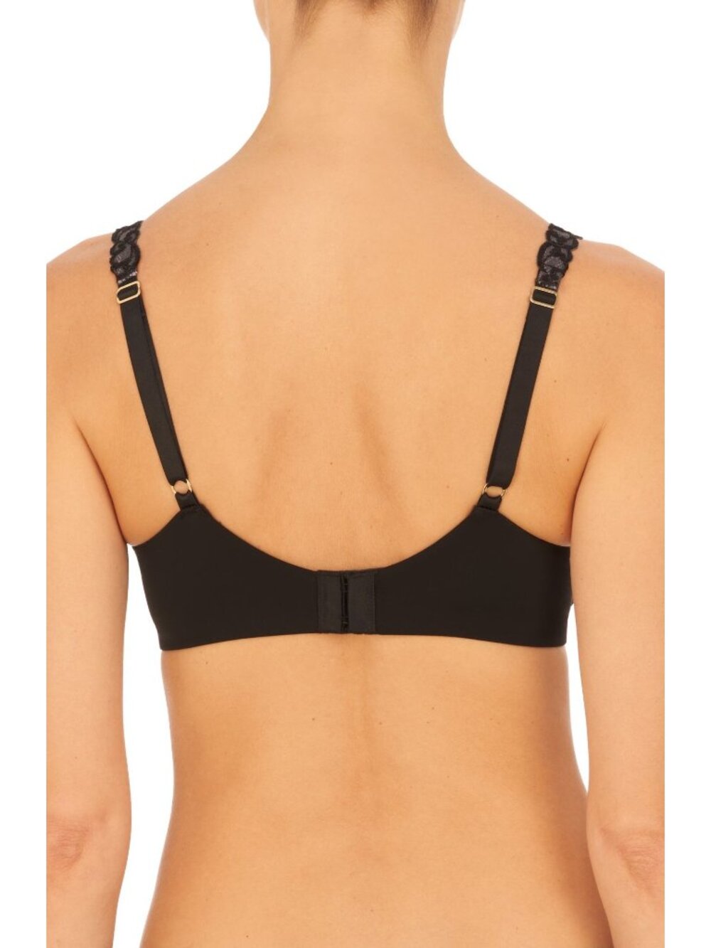 🆕 NATORI Pure Luxe Push-Up Underwire T-Shirt Bra 34DD Black #727321 - Picture 4 of 10
